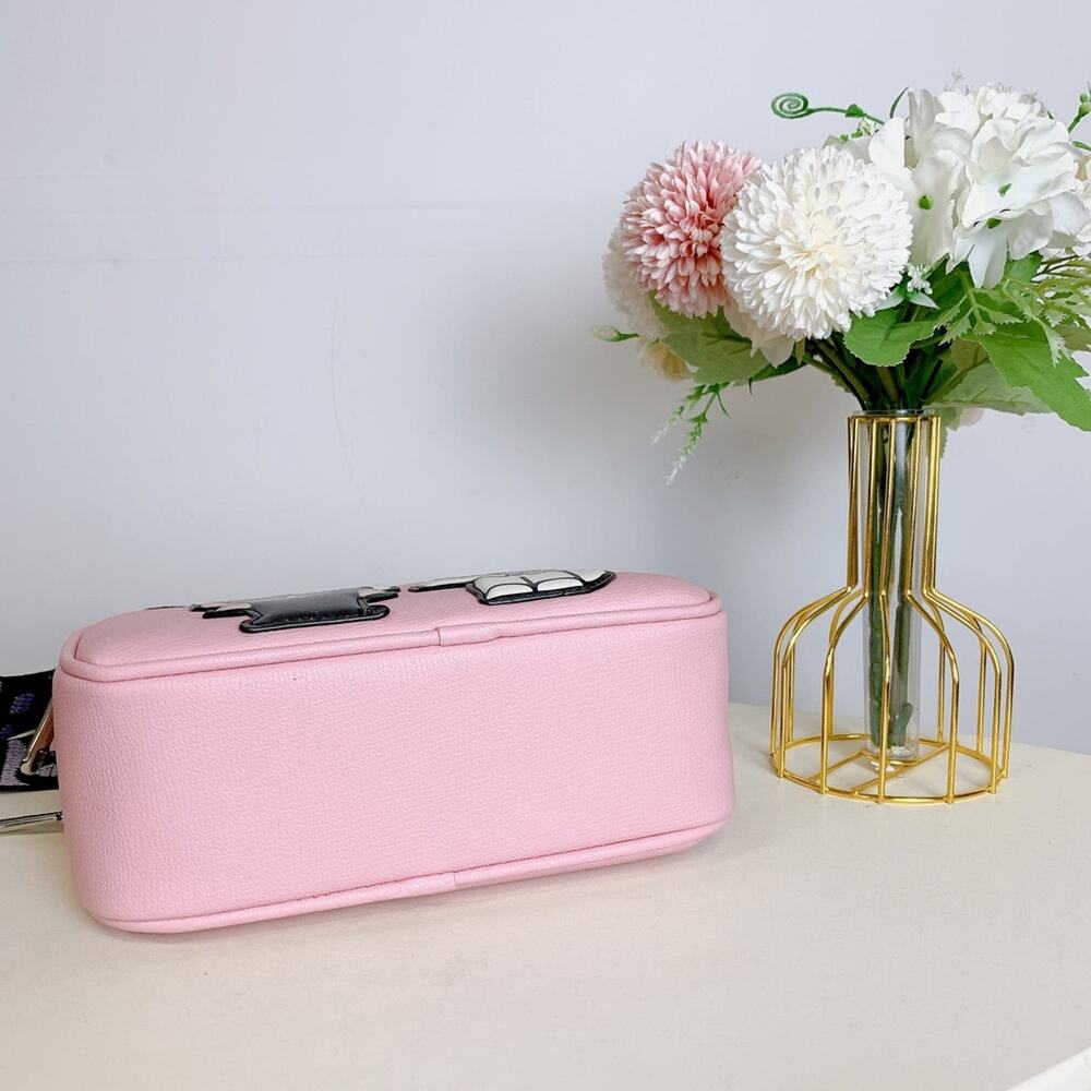 Karl Lagerfeld LH2ER9BJ MAYBELLE CAMERA CROSSBODY IN POWDER BLUSH - Picture 5 of 10